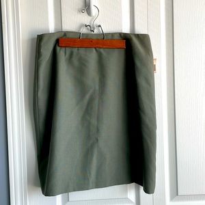 NWT Sage skirt 21” lined with zippered back size 12